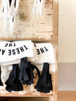 These Are The Days - Medium Pennant - Black