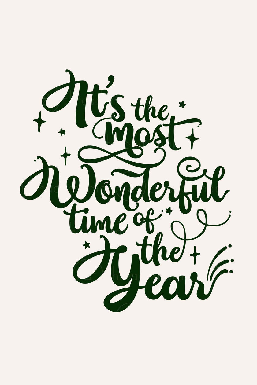 It's the Most Wonderful Time of the Year ( Printable Poster )