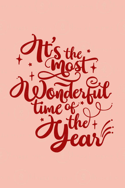 It's the Most Wonderful Time of the Year ( Printable Poster )
