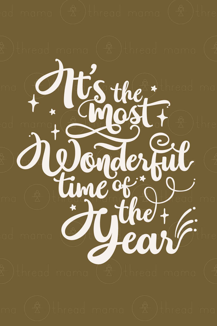 It's the Most Wonderful Time of the Year ( Printable Poster )