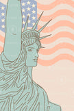 Lady Liberty Floral (Printable Poster)