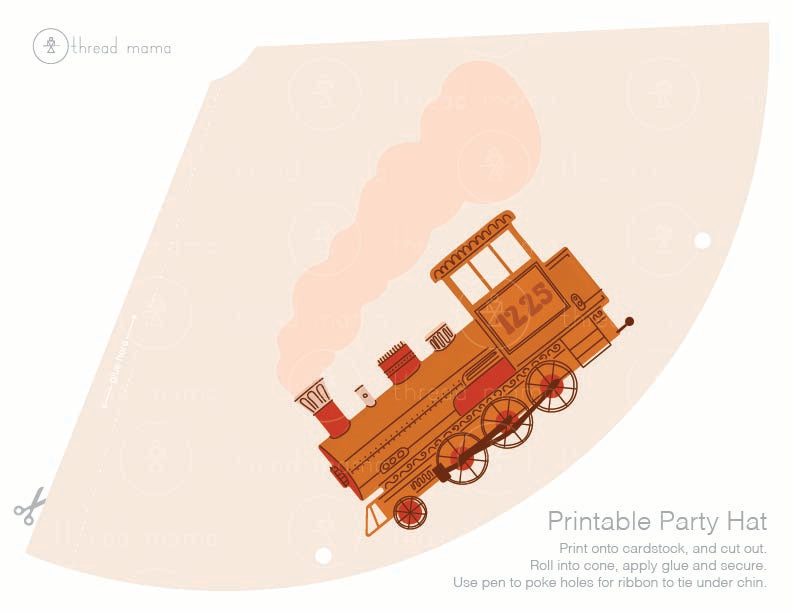 Train Birthday Party Pack (Printables)