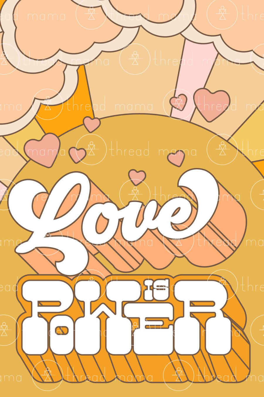 Love Is Power - 2 Versions (Printable Poster)