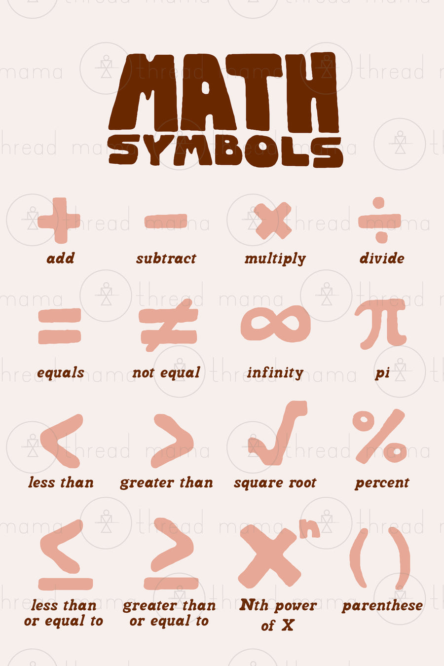 Math Symbols - Set (Vol.3)