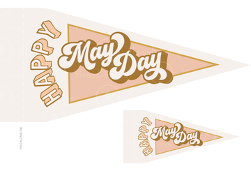 Happy May Day (Printable Pennant)