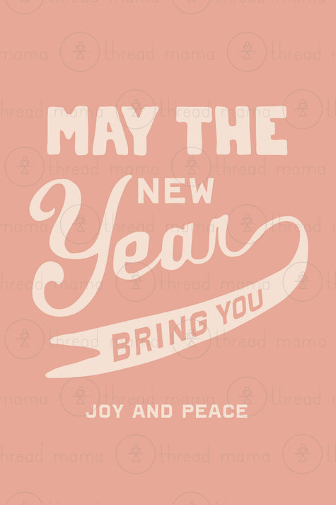 May the New Year Bring You Joy and Peace  - Set