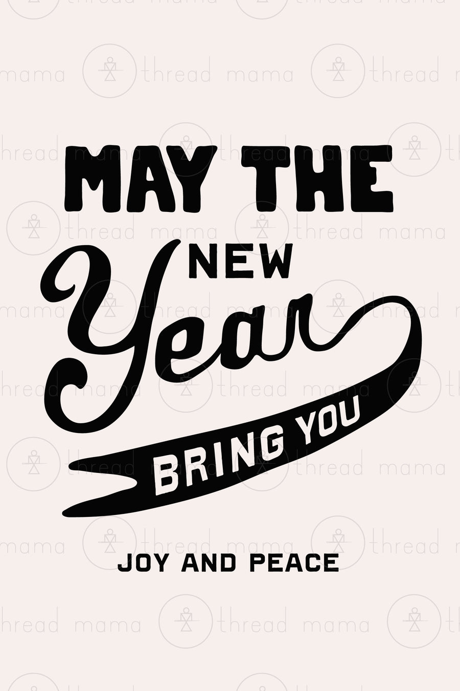 May the New Year Bring You Joy and Peace  - Set