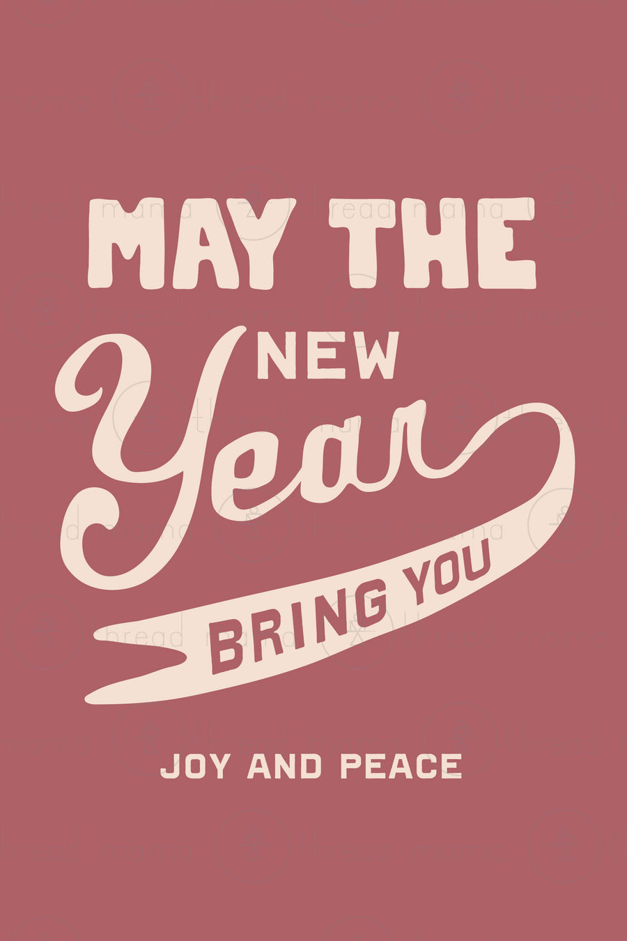 May the New Year Bring You Joy and Peace  - Set