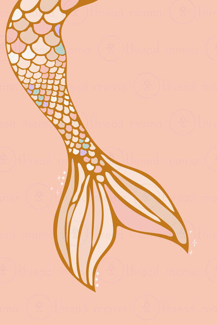 Mermaid Tail Collection (Printable Poster)