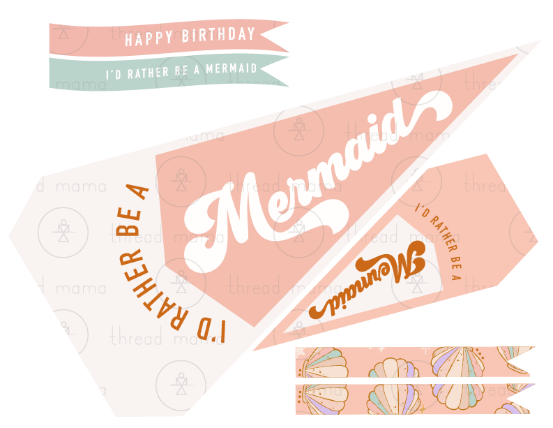 Mermaid Tags and Flags (Vol.2)