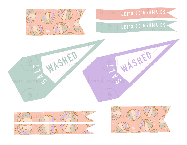 Mermaid Tags and Flags (Vol.2)