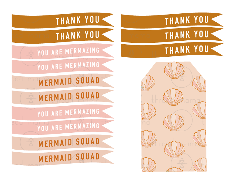 Mermaid Tags and Flags (Vol.2)