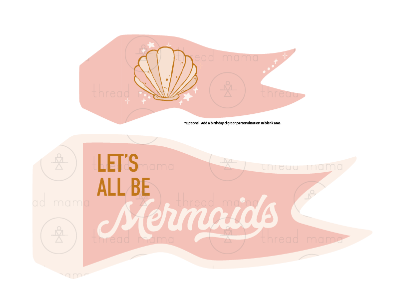 Mermaid Tags and Flags (Vol.2)