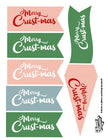 Christmas Gift Basket Tags