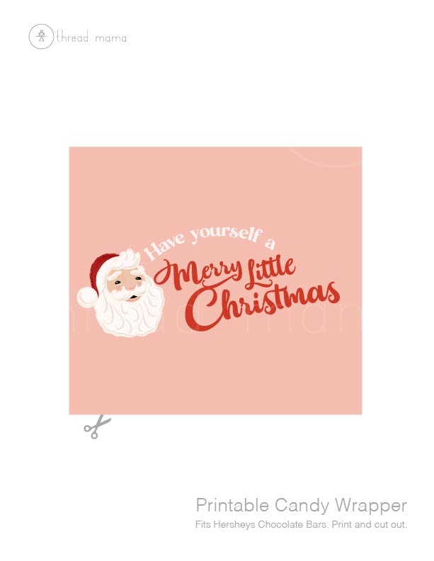 Christmas Candy Wrappers (Both Large and Small)