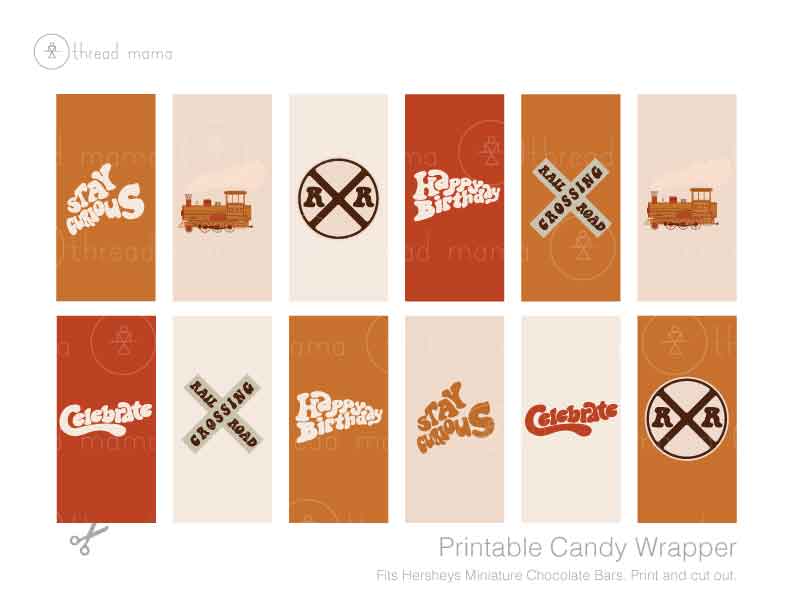 Train Birthday Party Pack (Printables)