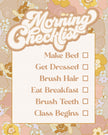 Morning Checklist (Printable Poster)