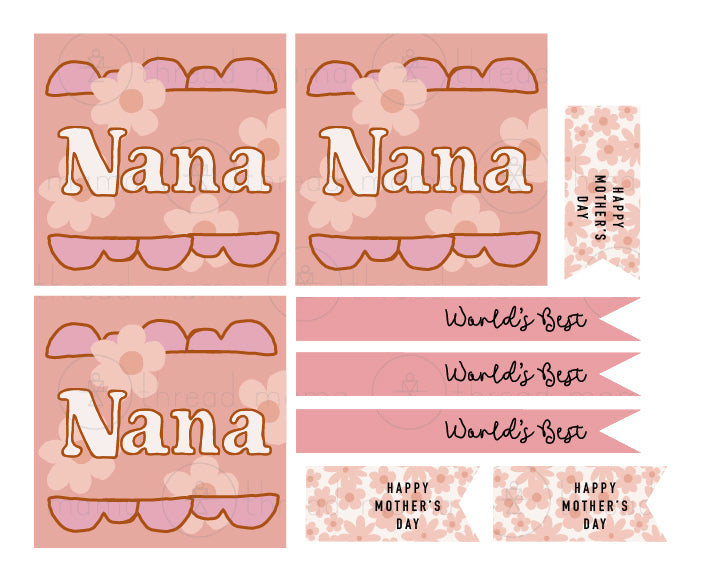Mother's Day Tags and Flags (Vol.3)