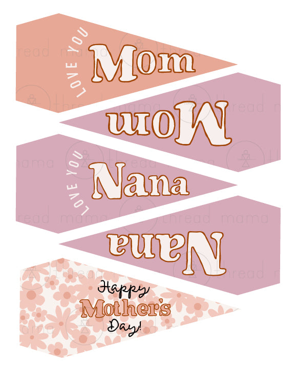 Mother's Day Tags and Flags (Vol.3)