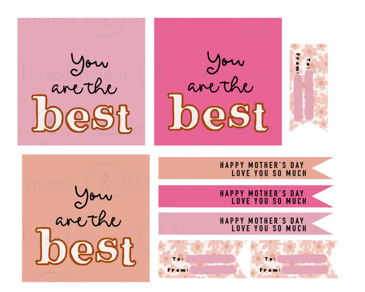 Mother's Day Tags and Flags (Vol.3)
