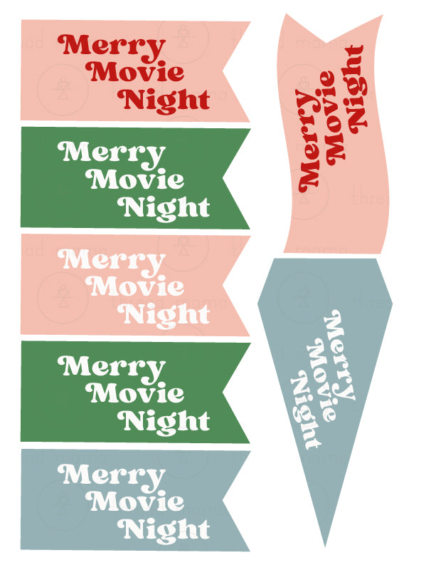 Christmas Gift Basket Tags