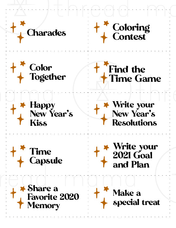 UPDATED!! New Year's Eve Party Activities (Vol.3)