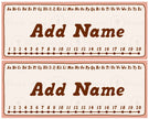 Name Cards - Customizable PPT file! (Vol.3)