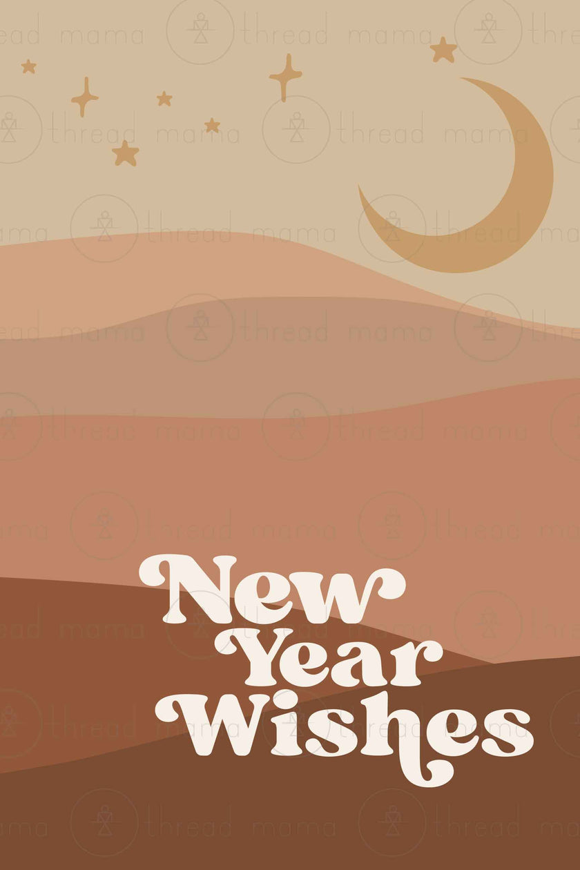 New Year Wishes! (Printable Poster Collection)