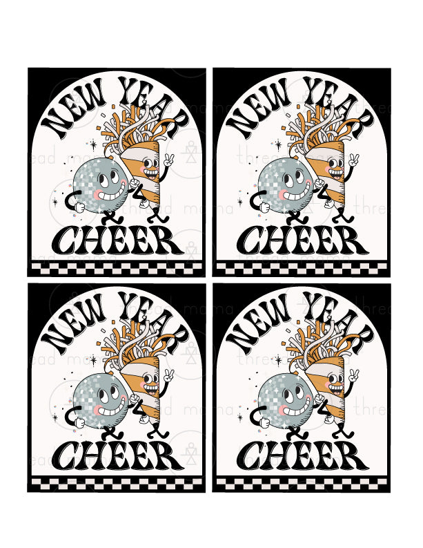 New Year's Eve Tags, Flags - (Vol.3)