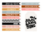 New Year's Eve Tags, Flags - (Vol.3)