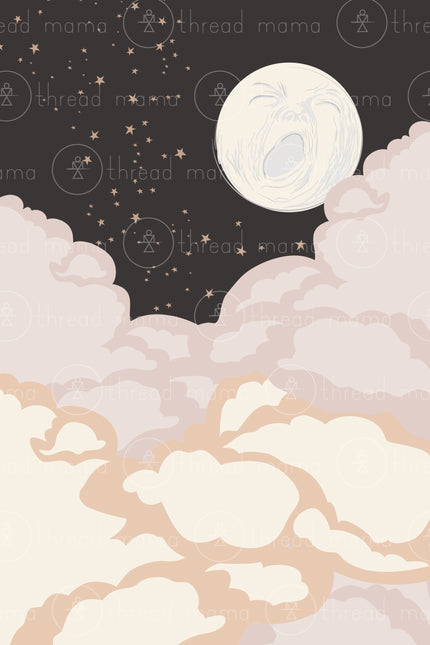 Night Sky - 3 VERSIONS! (Printable Poster)