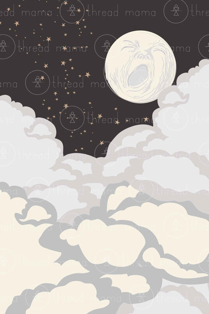 Night Sky - 3 VERSIONS! (Printable Poster)