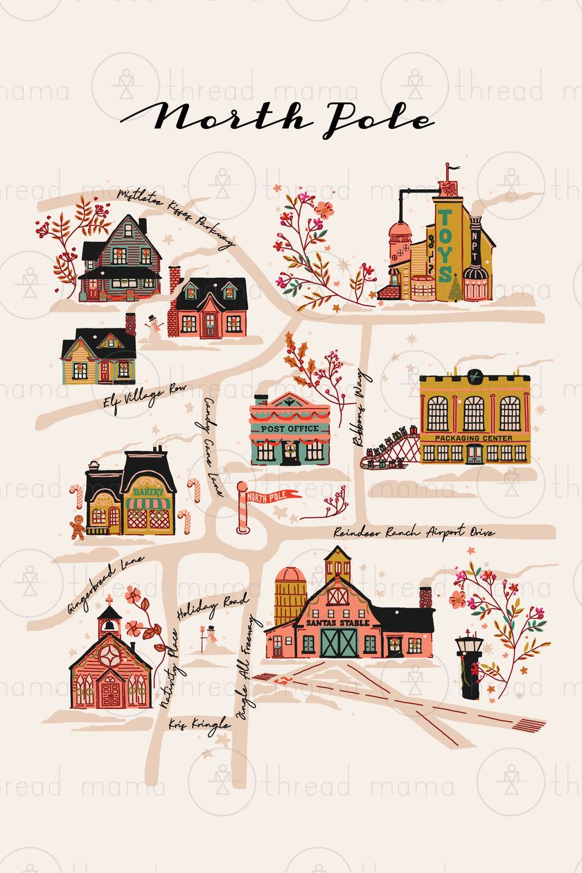 North Pole Village - Set