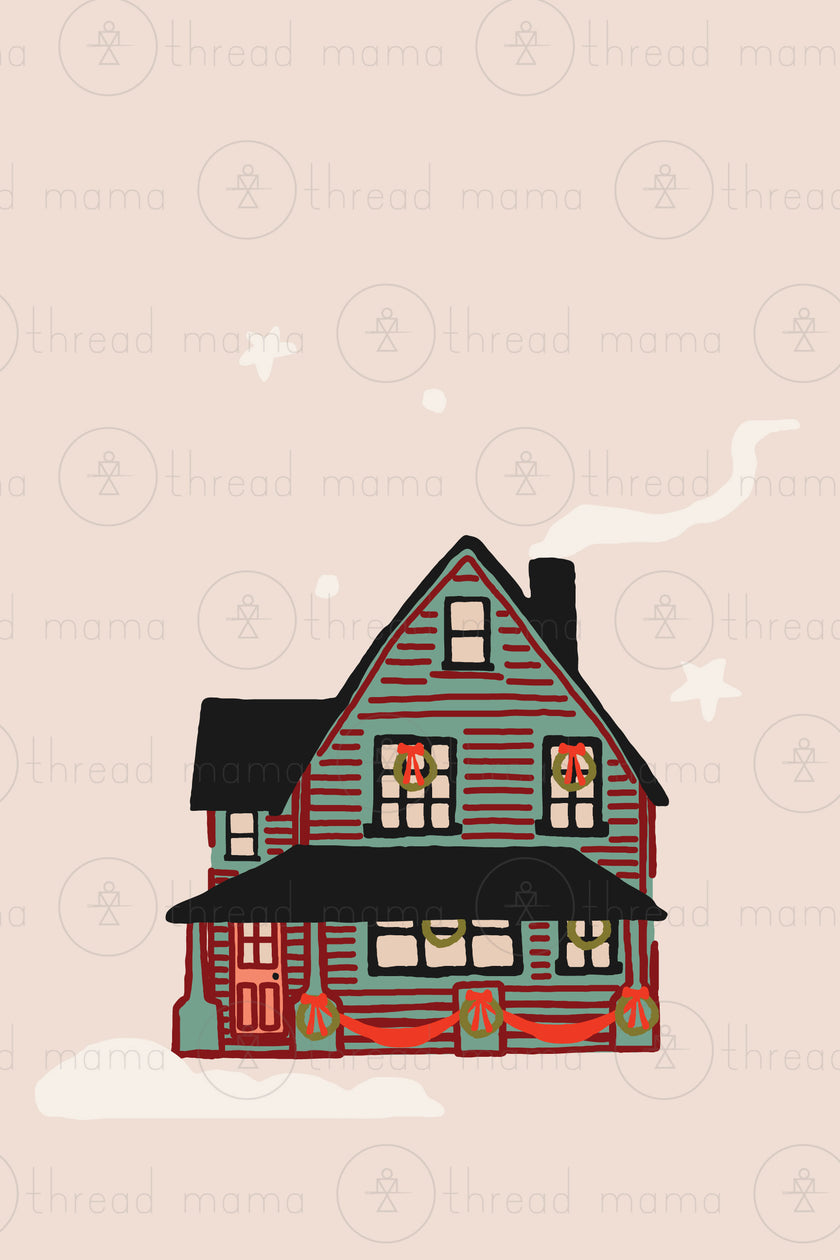 North Pole Buildings - Set