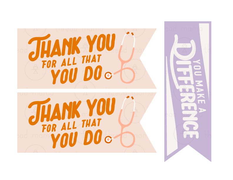 Happy Nurses Week Tags and Flags (Vol.2)