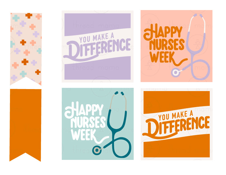 Happy Nurses Week Tags and Flags (Vol.2)