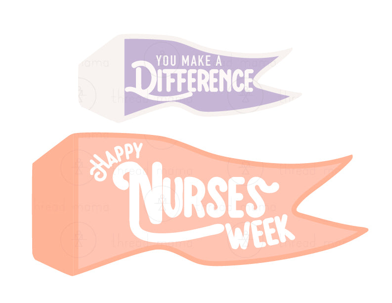 Happy Nurses Week Tags and Flags (Vol.2)