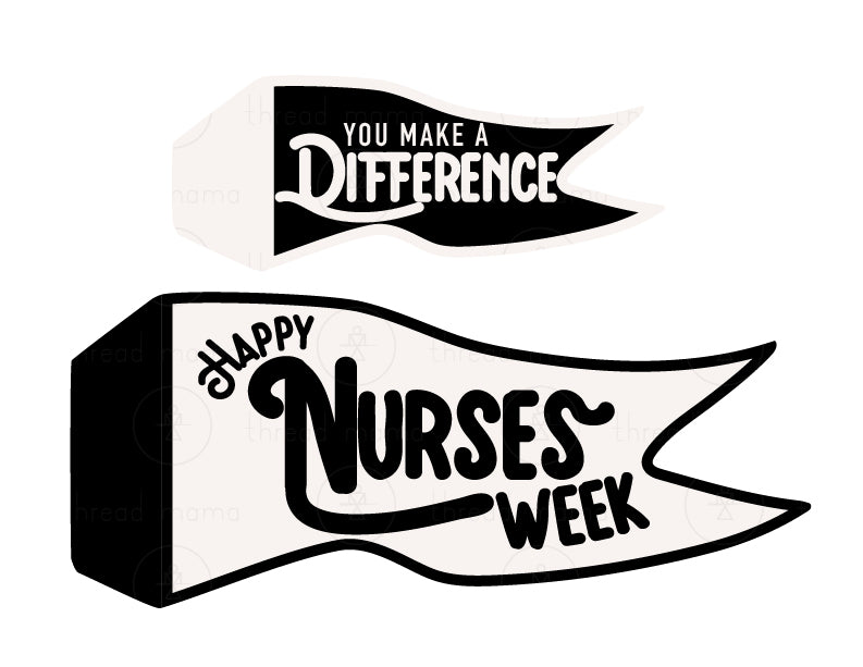Happy Nurses Week Tags and Flags (Vol.2)