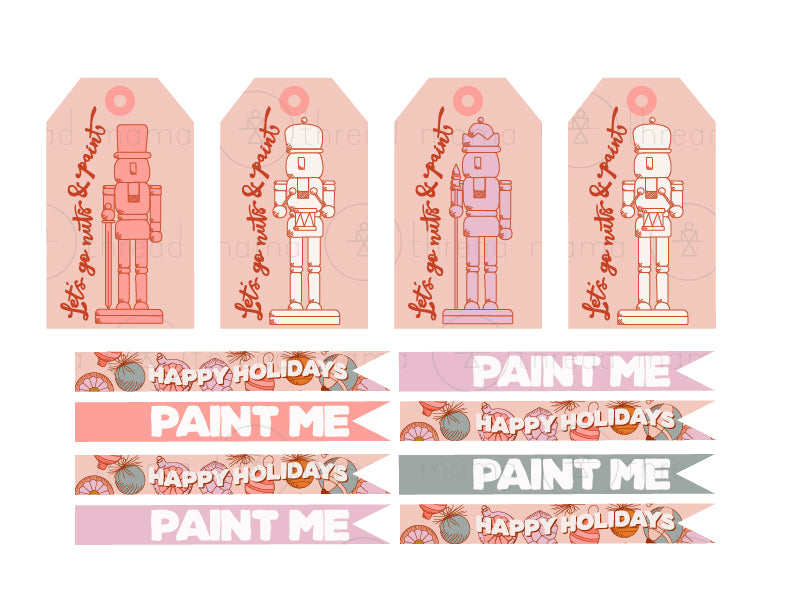 Nutcracker Paint Tags - In collaboration with @kristensellentin