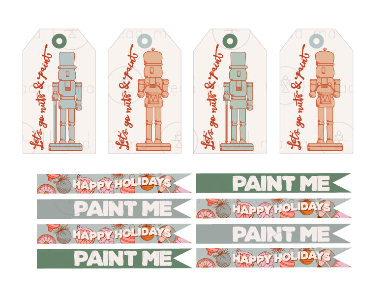 Nutcracker Paint Tags - In collaboration with @kristensellentin