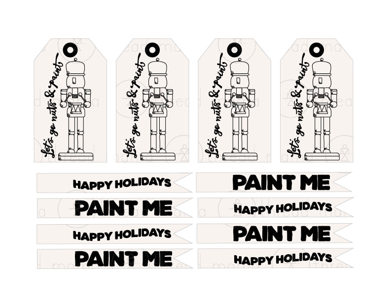 Nutcracker Paint Tags - In collaboration with @kristensellentin