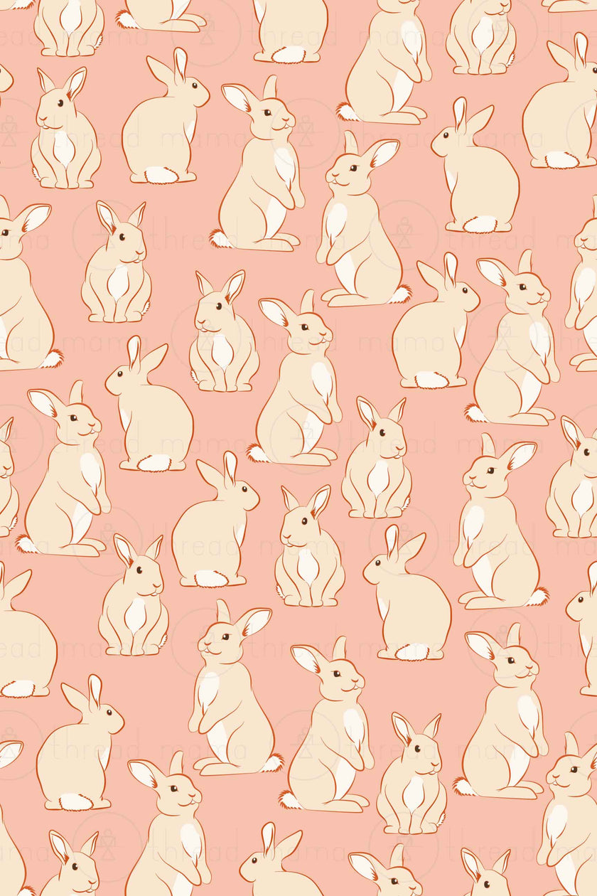 Bunny Background Collection (Printable Poster)