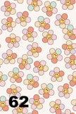Smiley Face Daisy Collection (Background Patterns)