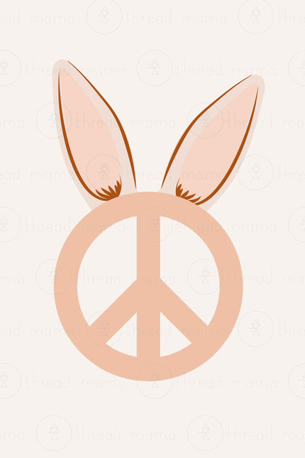 Peace Bunny (Printable Poster)