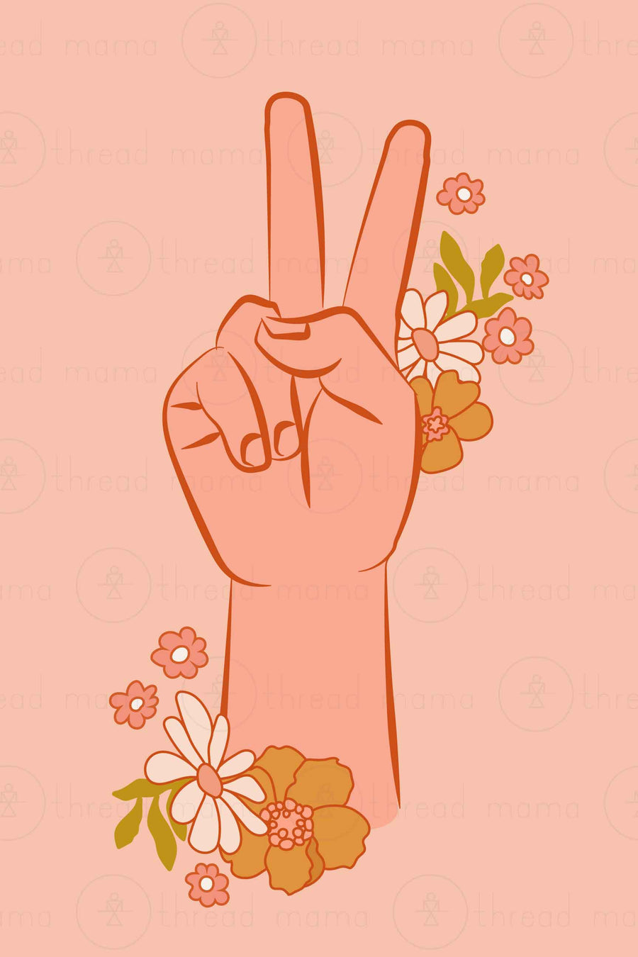 Peace Hand (Printable Poster)