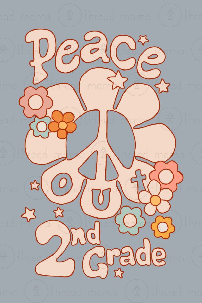 Peace Out (Last Day of School) - 3 Colorways included