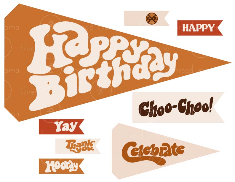 Train Birthday Party Pack (Printables)