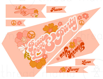 Groovy Birthday Tags and Pennants