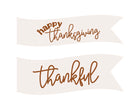 Thanksgiving Tags and Pennants