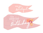 Spring Break / Birthday Party Tags & Flags (Vol.2)